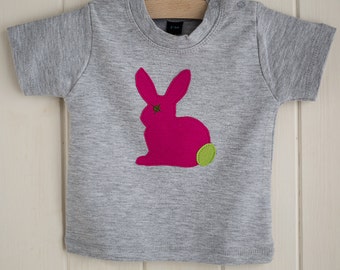 Baby Konijn T-shirt - Babykleding - Baby Cadeau - Baby Bunny Shirt - Pasen Baby - Pasgeboren Cadeau - Konijn Tshirt - Baby Shower - Paashaas