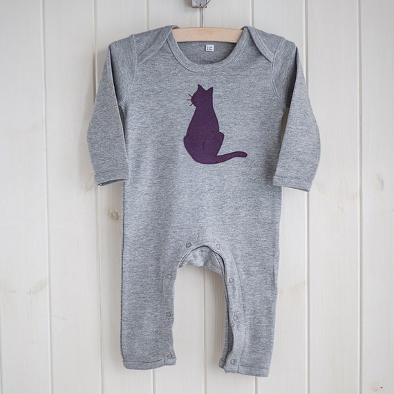 cat baby sleepsuit