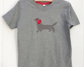 Dachshund T-shirt - Dachshound Love - Kids Clothing - Dog Love - Dachshound For Kids - Dog Tshirt - Girls Tshirt - Unisex Tops - Kids Gift