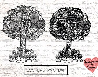 Download Tree Mandala Svg Svg Download Gypsy Boho Tree Svg Digital Png Tree Of Life Zentangle Svg Digital Art Collectibles Minyamarket Com