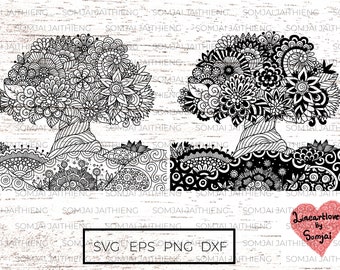 Download Mandala Tree Svg Etsy