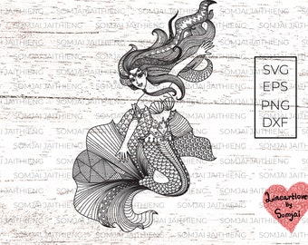Free Free Mandala Mermaid Tail Svg