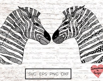 Download Zebra Mandala Svg Etsy