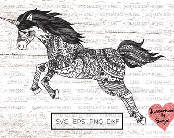 Download Jumping Unicorn Svg Etsy