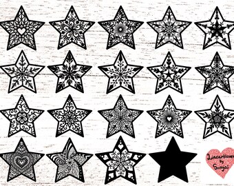 Download Star Mandala Svg Etsy