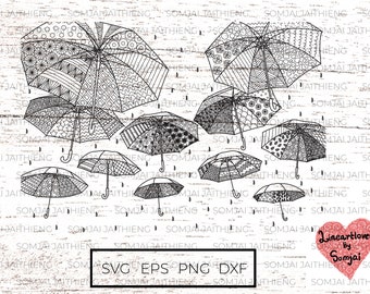 Download Mandala Umbrella Svg Etsy
