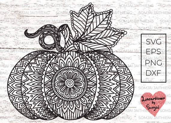 Download Pumpkin Svg Pumpkin Zentangle Svg Autumn Svg Zentangle Etsy