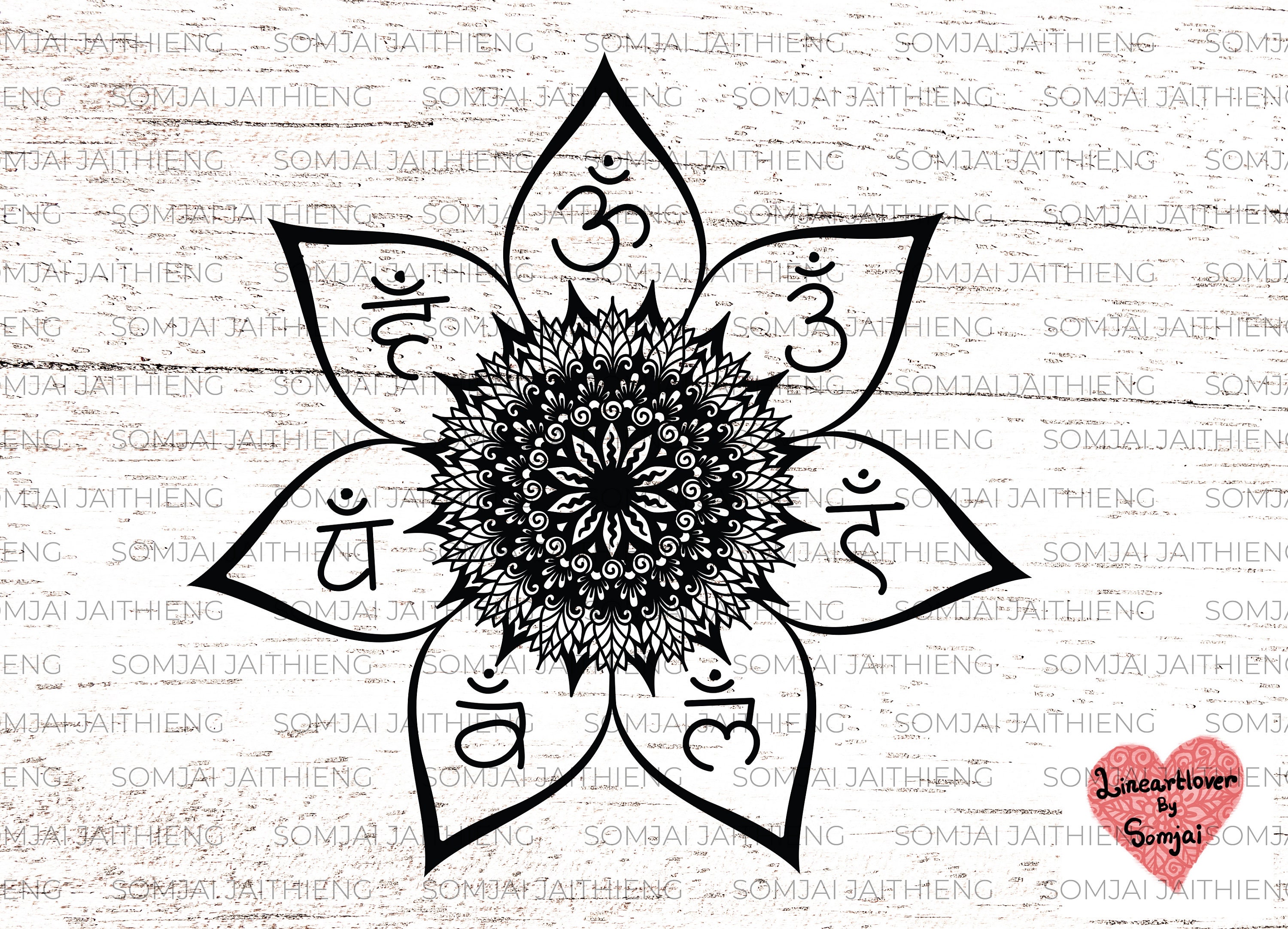 Illustration Mandala Symbols