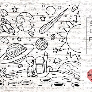 Astronaut date alien Svg / shooting star svg / Rocket svg /  outer space Svg  / Svg Files for Cricut / Silhouette files  0273