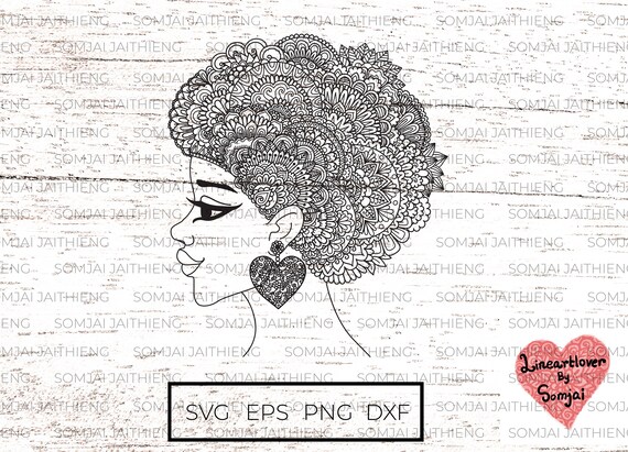 Download Clip Art Mandala Svg Beautiful Girl Svg Girl With Butterfly Hair Mandala Girl Clip Art Cricut Cutting File Silhouette Art Collectibles