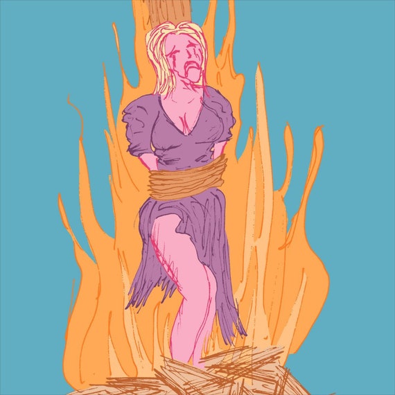 Cartoon Burning At The Stake Cartoon Burning At The Stake