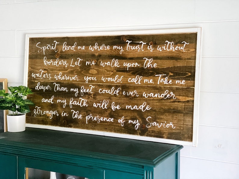 Spirit Lead Me Where My Trust Is Without Borders Lyrics