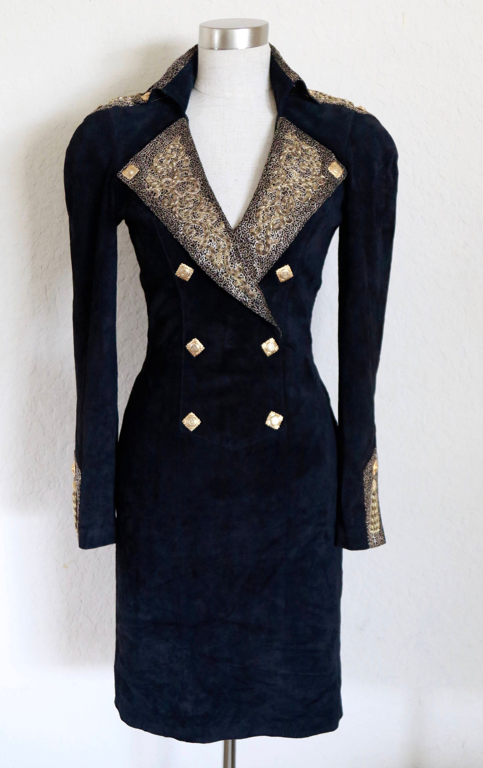 Vintage Michael Hoban North Beach Leather Dress Vintage Michael Hoban North Beach Leather Dress