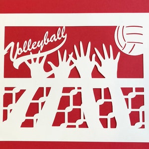 Die Cut Volleyball