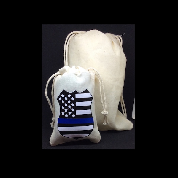 Police theme cotton bag