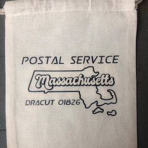Torba United State Postal z kodem pocztowym