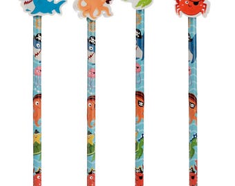 Under The Sea Eraser Pencil: Pirate Party Favors