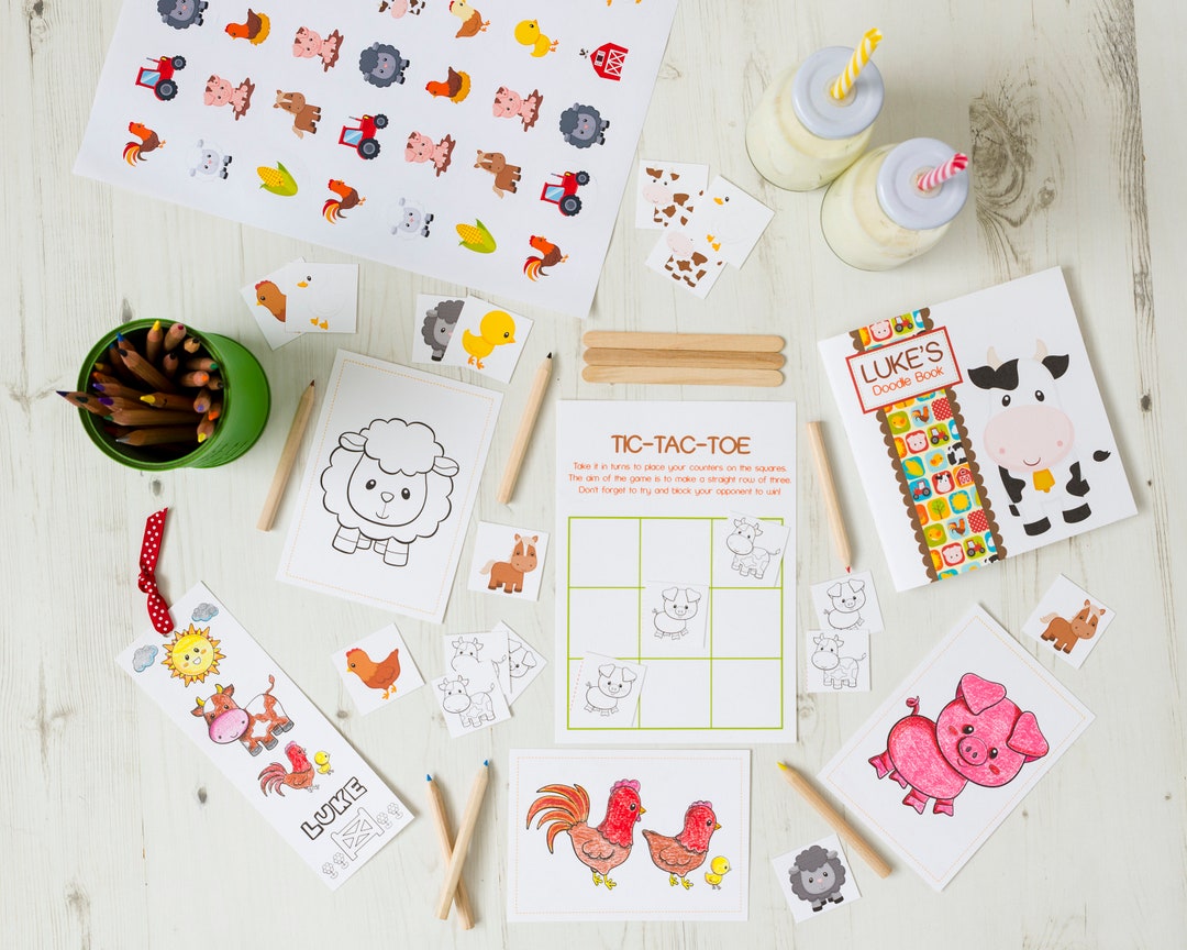 Personalised Farm Activity Bundle - Etsy