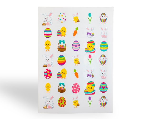 Easter Stickers | Easter | Easter Craft | Easter Sticker Sheet | Easter Stationery | Kids Stickers | Cute Easter Stationery | Easter Bunny