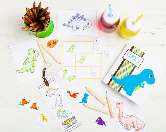 Personalised Dinosaur Activity Bundle