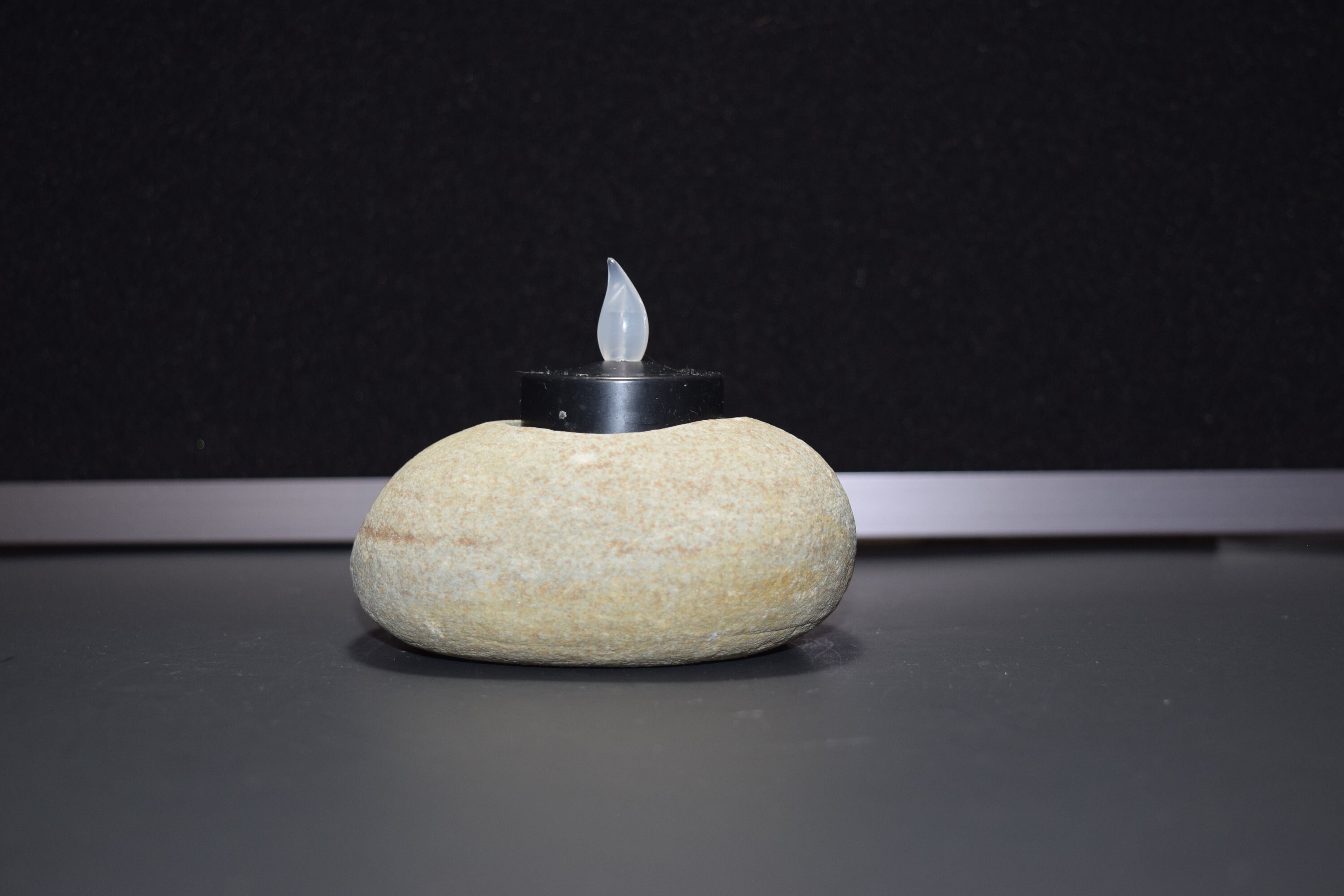 Rock Candle Holder Etsy