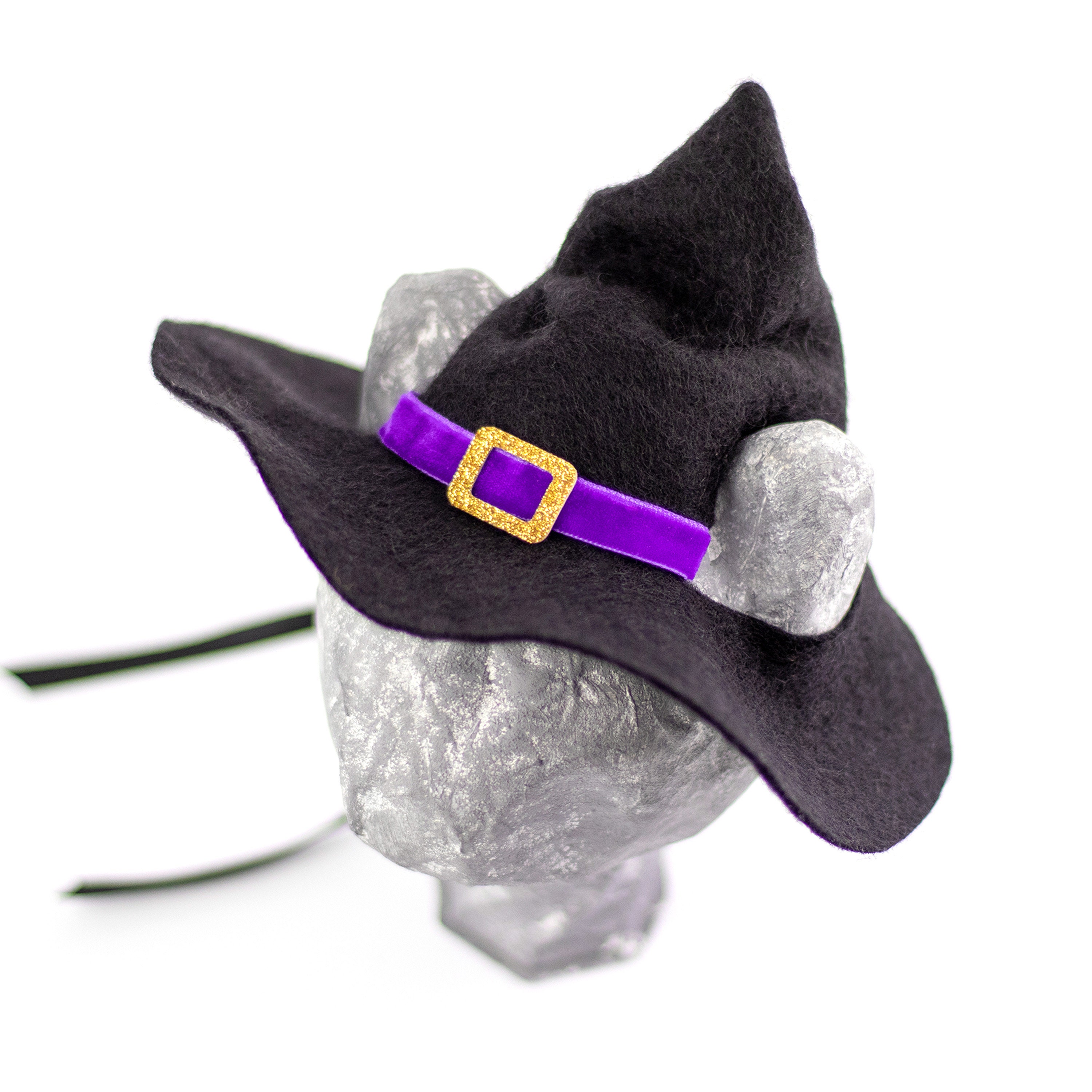 Economico CAPPELLO STREGA NERO FASCIA ARGENTO Progettato E Realizzato - Foto 13