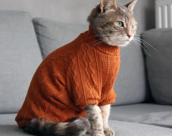 無料クーポン配布 アプリ Warm Cats All and Sphynx for Turtleneck Cat. for Sweater Clothing