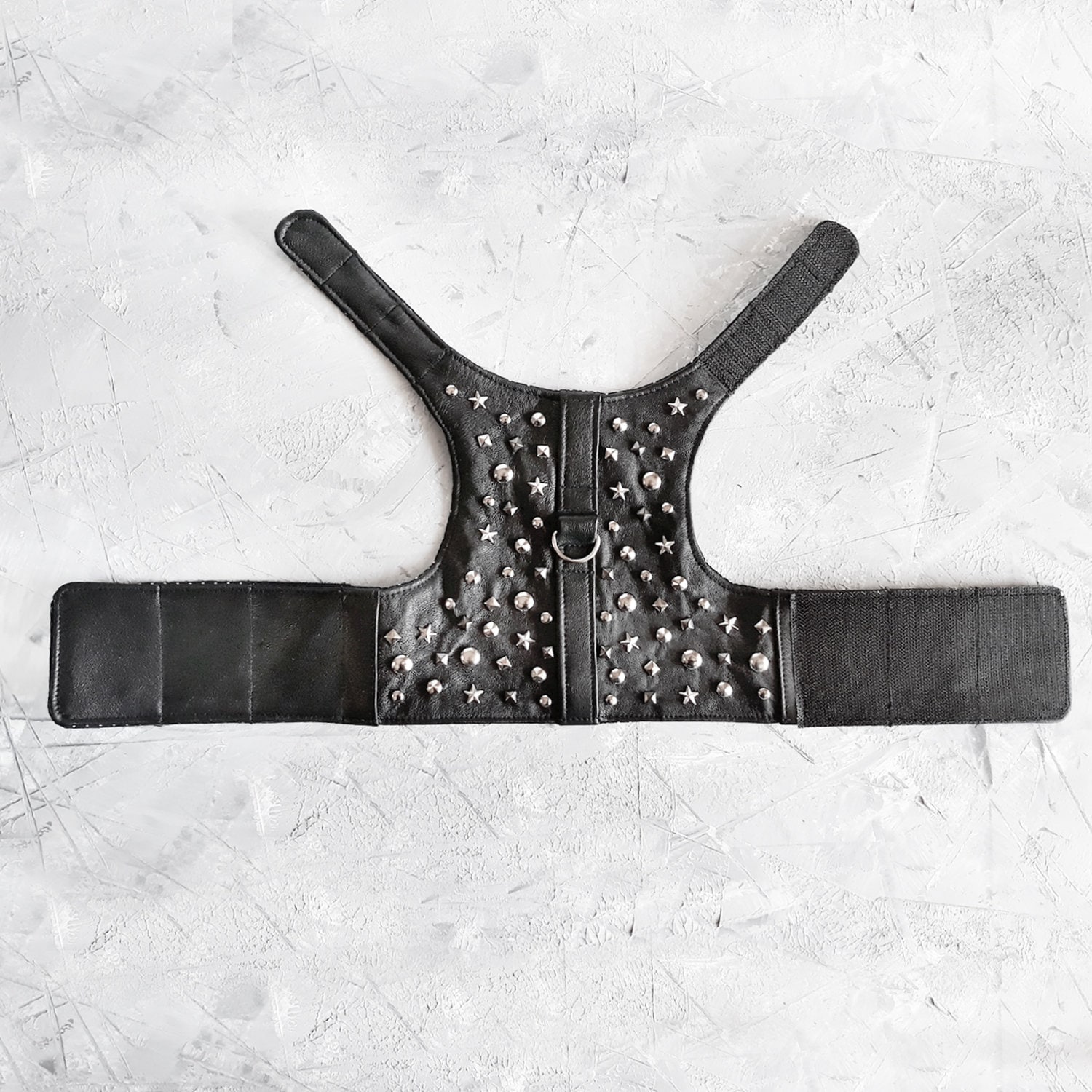 Upcycling Leather Cat Harness. Black Leather Kitten Vest With Etsy