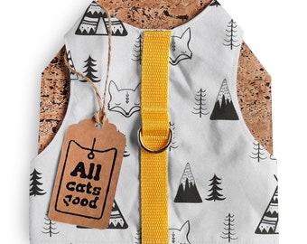 Pettorina Antifuga Per Gatti Con Guinzaglio - Set Regolabile Con Strisce Riflettenti Per Gatti E Cuccioli - Foto 4