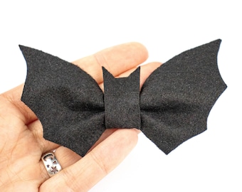 ハロウィンペット用蝶ネクタイ - 「コウモリ」 - ペット用首輪用
