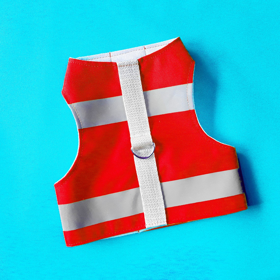 Cat and Kitten Harness. Red Waterrepellent With Reflective Etsy