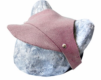 Classic Cat Hat. Cap for Cats and Kittens. Pink tweed hat. Pet photo prop. Made in Ukraine | ALLCATSGOOD