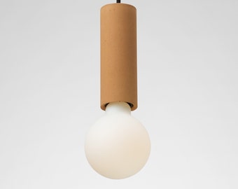 Farbbeton Minimalist Pendelleuchte ILA