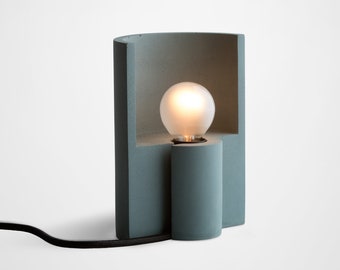 Concrete design table lamp ESSE