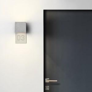 Wall Brown Square Light, Minimalist Sconce, up Down Light, Diffuse ...