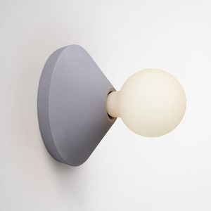 Wandlampe Halter Beton minimalistisch Wandlampe Direktbeleuchtung Wandleuchte ADA in Grau Bild 1