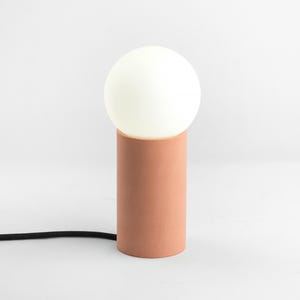 Concrete design table lamp LENA