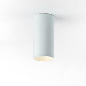 Ceiling spotlight dimmable minimalist lighting fixture cylinder concrete lamp flush mount downlight CROMIA light grey