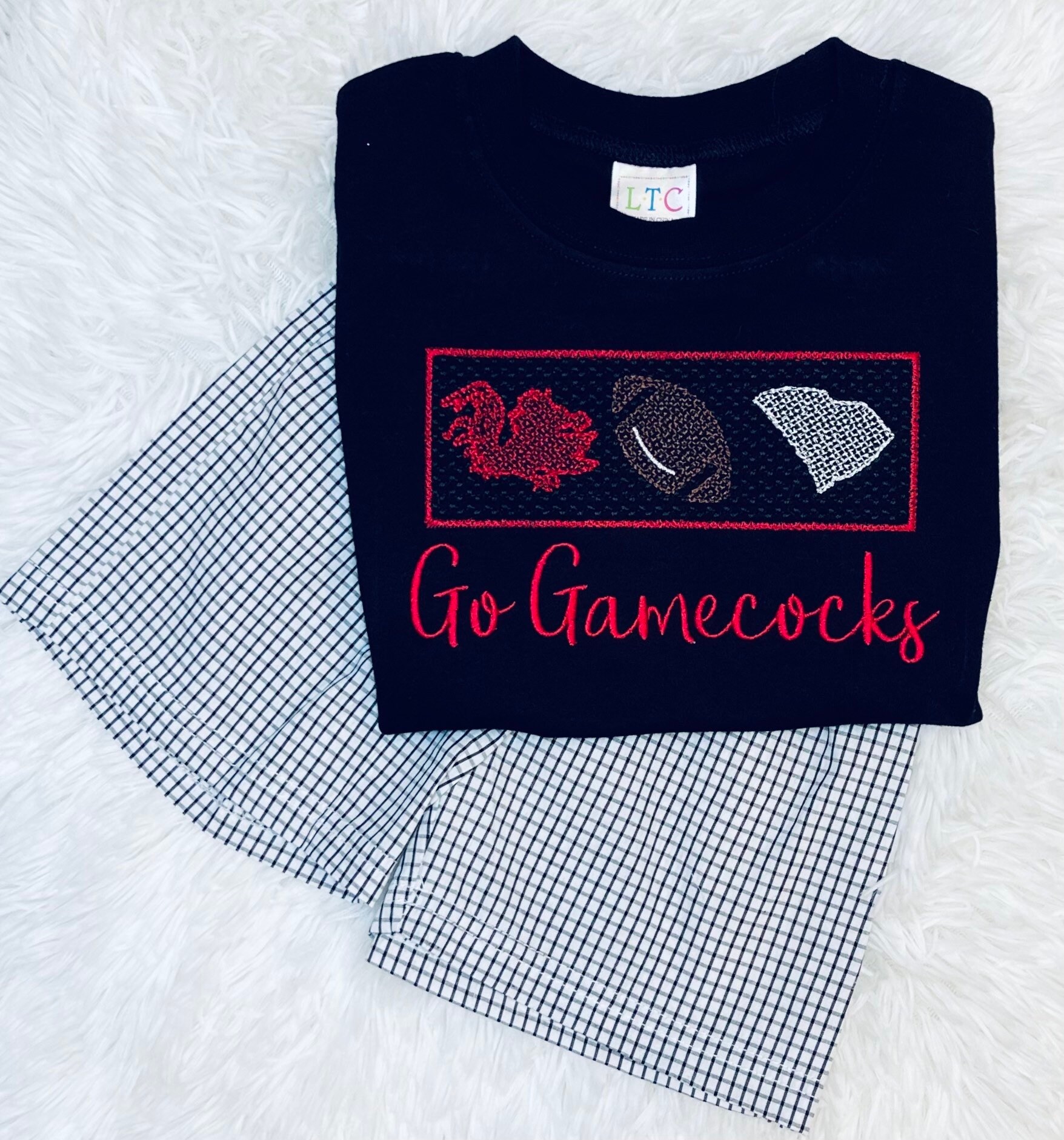 Boys Gamecock Shirt, Boys Sports TShirt, Boys Collegiate Shirt, Boys Football Shirt, Football Sibling Matches, Boys USC Shirt