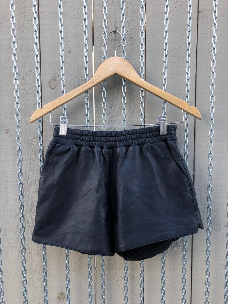 leather trackies