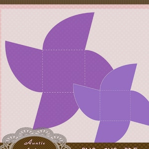 Treat Box Template - PNG, PDF and SVG Files for Printing and Cutting