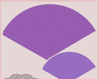 Cone Template - PNG, PDF und SVG Dateien zum Drucken und Schneiden