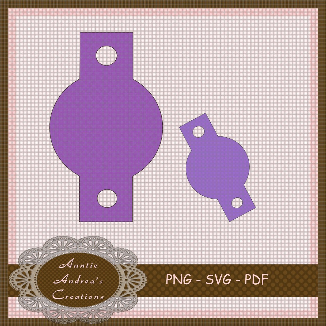 Pencil or Straw Topper Template PNG, PDF and SVG Files for Printing and