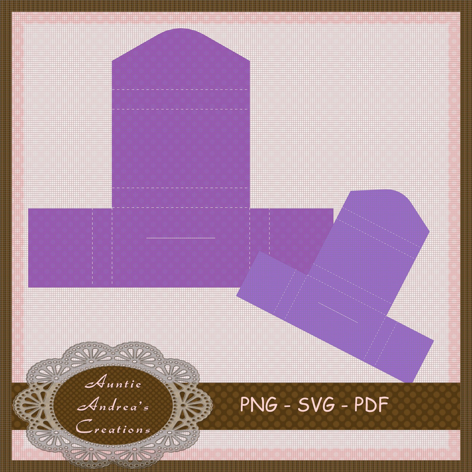 Business Card Holder Template PNG, PDF and SVG Files for Printing and