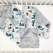 Personalized Baby Boy Blanket - Minky Blanket with Name - Newborn Boy Gift - Custom Baby Shower Gift 