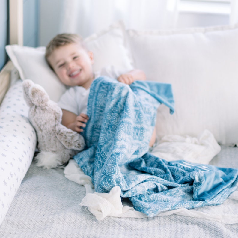 Custom Baby Boy Blanket Minky Baby Blanket New Baby Gift Etsy