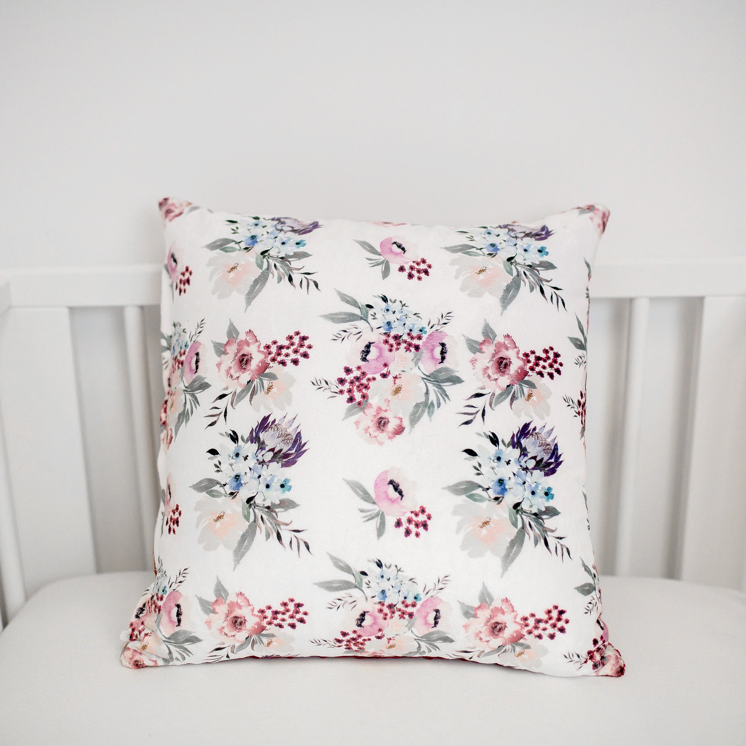 Nursery Pillow Floral Pillow Baby Girl Nursery Decor Etsy