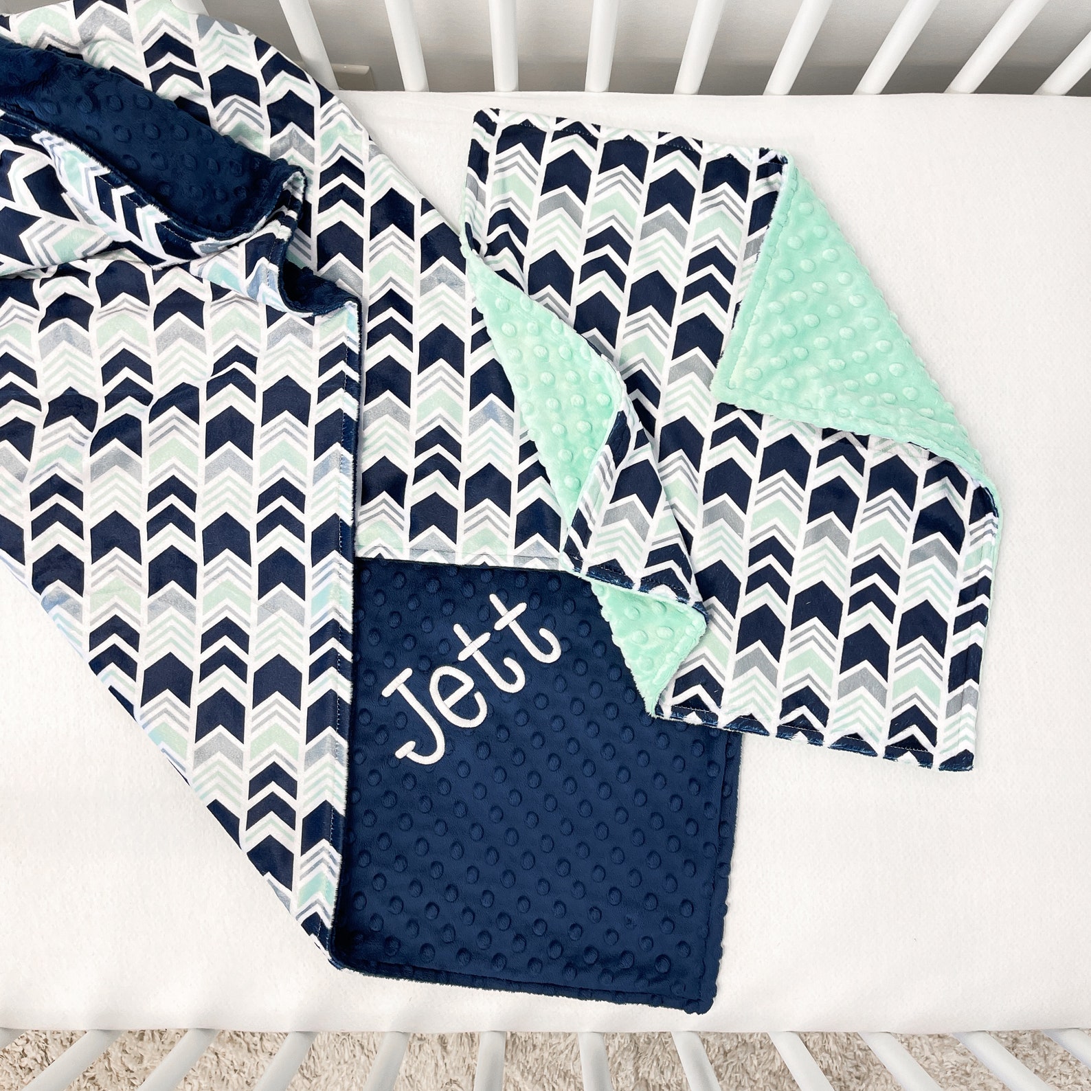 Personalized Baby Boy Blanket Minky Baby Blanket Blanket Etsy