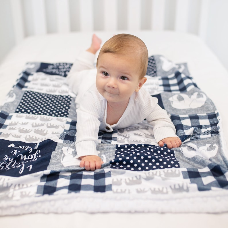 Personalized Baby Blanket Boy Minky Baby Blanket Baby Shower Etsy