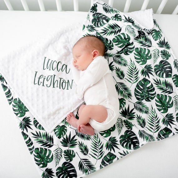 Tropical baby blanket clearance